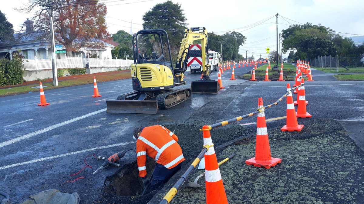 Stormwater works on Hokianga Road 